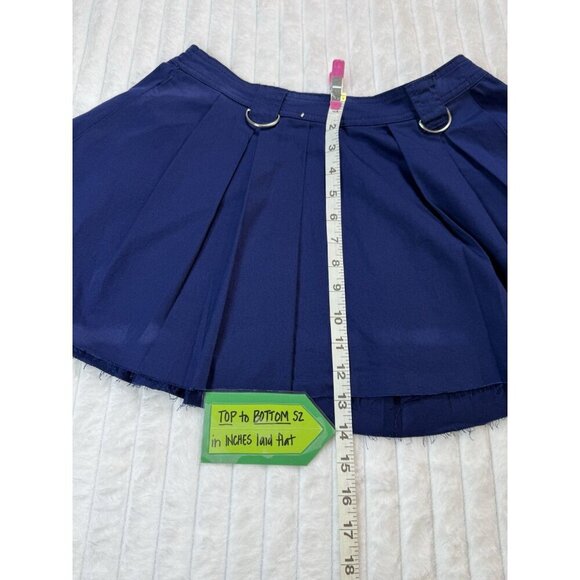 Forever 21 WGA Apparel Pleated Micro Mini Skirt with Belt Loops NWT - Picture 2 of 6